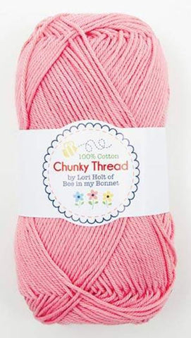 SALE Lori Holt Chunky Thread STCT-8524 Peony - Riley Blake - 100% Cotton Sport Weight Yarn - 50 Grams - Approx 140 Yards or 128 Meters