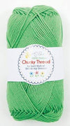 DEAL Lori Holt Chunky Thread STCT-8642 Green - Riley Blake - 100% Cotton Sport Weight Yarn - 50 Grams - Approx 140 Yards or 128 Meters