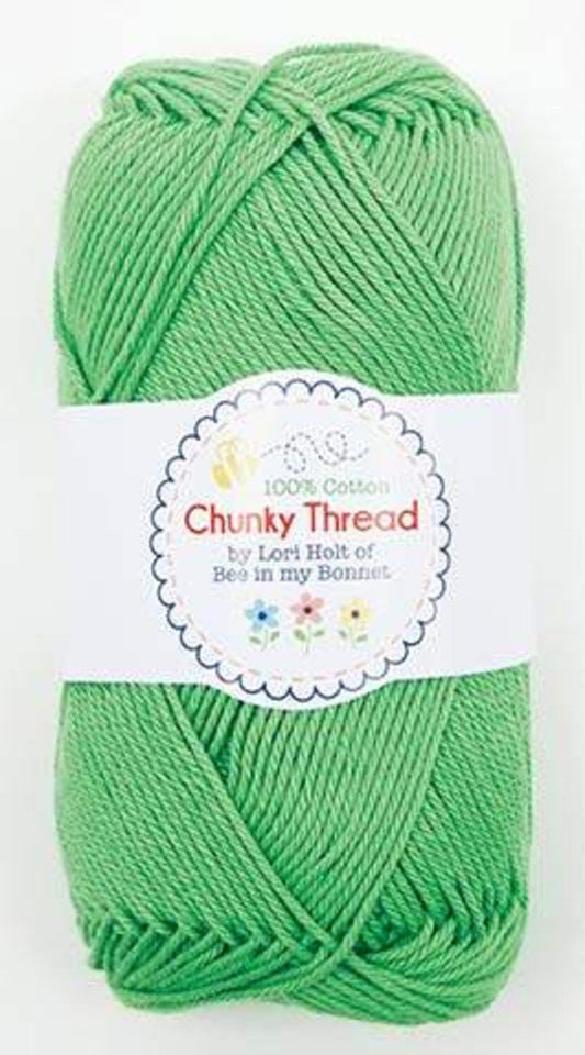DEAL Lori Holt Chunky Thread STCT-8642 Green - Riley Blake - 100% Cotton Sport Weight Yarn - 50 Grams - Approx 140 Yards or 128 Meters