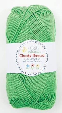 SALE Lori Holt Chunky Thread STCT-8642 Green - Riley Blake - 100% Cotton Sport Weight Yarn - 50 Grams - Approx 140 Yards or 128 Meters