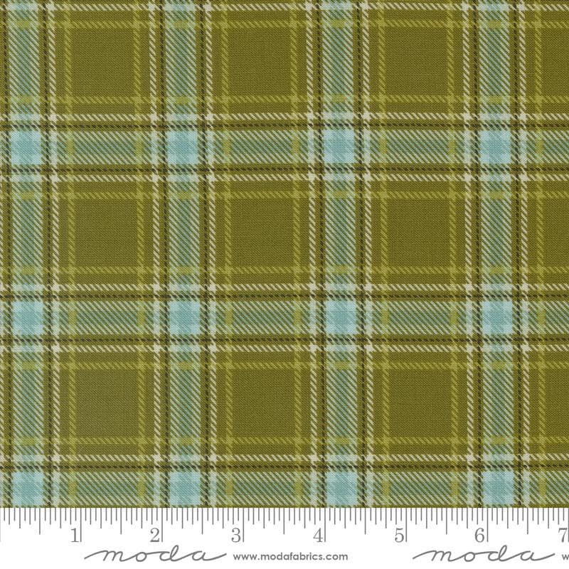 The Great Outdoors Cozy Plaid 20885 Forest - Moda Fabrics - Quilting Cotton Fabric