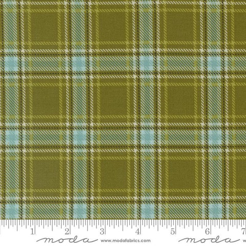 The Great Outdoors Cozy Plaid 20885 Forest - Moda Fabrics - Quilting Cotton Fabric