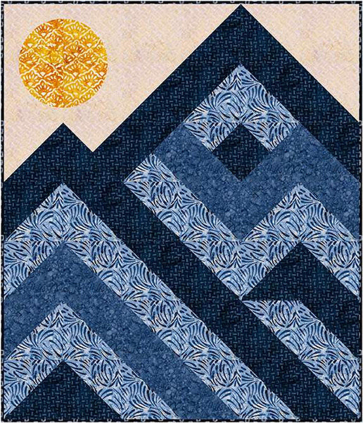 SALE Winter Mountains Quilt PATTERN P161 by Charisma Horton - Riley Blake Designs - Instructions Only - Piecing Two Sizes