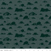 SALE Dancing Daisies Skies C14541 Dusk - Riley Blake Designs - Clouds - Quilting Cotton Fabric