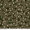 SALE Dancing Daisies Tangled C14542 Chive - Riley Blake Designs - Leaves Flowers - Quilting Cotton Fabric