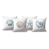 SALE Blue Escape Coastal Home Decor Pillow Panel HD14516-PANEL - Riley Blake Designs - Sea Shells - Lightweight Canvas Cotton