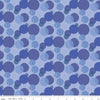 SALE Copacetic Fizz C14682 Blueberry - Riley Blake Designs - Overlapping Circles - Quilting Cotton Fabric
