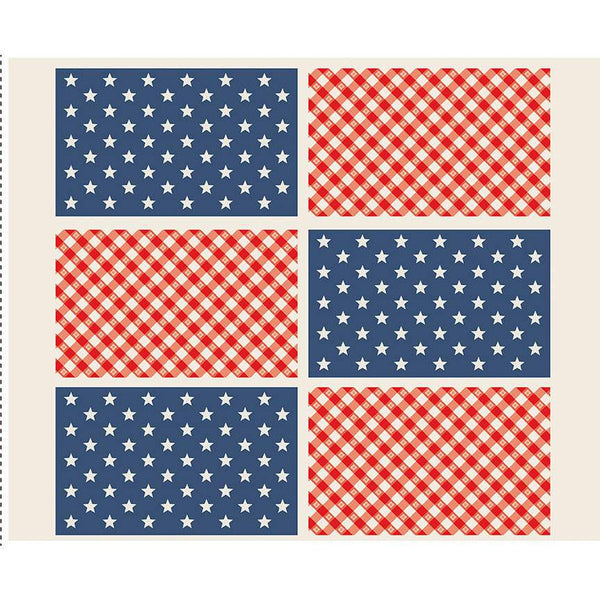 Monthly Placemats 2 July Placemat Panel P13932-PANEL by Riley Blake Designs - Patriotic Independence Day - Quilting Cotton Fabric