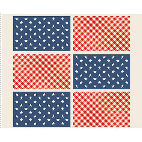 SALE Monthly Placemats 2 July Placemat Panel P13932-PANEL by Riley Blake Designs - Patriotic Independence Day - Quilting Cotton Fabric