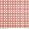 SALE Albion Plaid C14593 Rose - Riley Blake Designs - Rose/Cream Plaid - Quilting Cotton Fabric