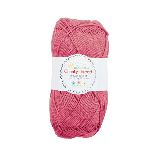 DEAL Lori Holt Chunky Thread STCT-32997 Tea Rose - Riley Blake - 100% Cotton Sport Weight Yarn - 50 Grams - Approx 140 Yards or 128 Meters