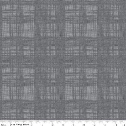 SALE Texture C610 Gray by Riley Blake Designs - Sketched Tone-on-Tone Irregular Grid - Quilting Cotton Fabric