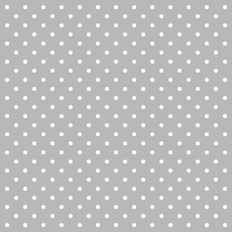 SALE Dots and Stripes and More Mini Dot 28891 K Gray - QT Fabrics - Polka Dots Dotted - Quilting Cotton Fabric