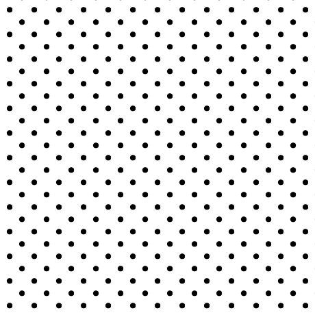 34" End of Bolt - Dots and Stripes and More Mini Dot 28891 ZJ Black on White - QT Fabrics - Polka Dots Dotted - Quilting Cotton Fabric