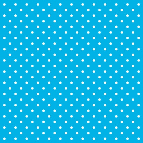 35" End of Bolt - SALE Dots and Stripes and More Brights Mini Dot 28891 Q Turquoise - QT Fabrics - Polka Dots Dotted - Quilting Cotton