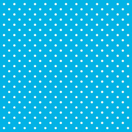 SALE Dots and Stripes and More Brights Mini Dot 28891 Q Turquoise - QT Fabrics - Polka Dots Dotted - Quilting Cotton Fabric