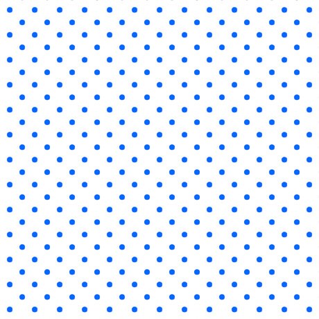 Dots and Stripes and More Brights Mini Dot 28891 ZB Blue on White - QT Fabrics - Polka Dots Dotted - Quilting Cotton Fabric