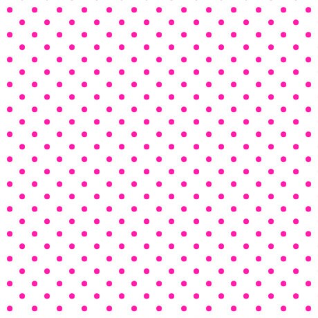 Dots and Stripes and More Brights Mini Dot 28891 ZP Pink on White - QT Fabrics - Polka Dots Dotted - Quilting Cotton Fabric