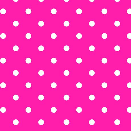SALE Dots and Stripes and More Brights Small Dot 28892 P Pink - QT Fabrics - Polka Dots Dotted - Quilting Cotton Fabric