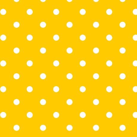 Dots and Stripes and More Brights Small Dot 28892 S Yellow - QT Fabrics - Polka Dots Dotted - Quilting Cotton Fabric