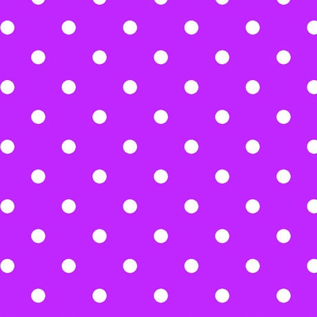 SALE Dots and Stripes and More Brights Small Dot 28892 V Purple - QT Fabrics - Polka Dots Dotted - Quilting Cotton Fabric