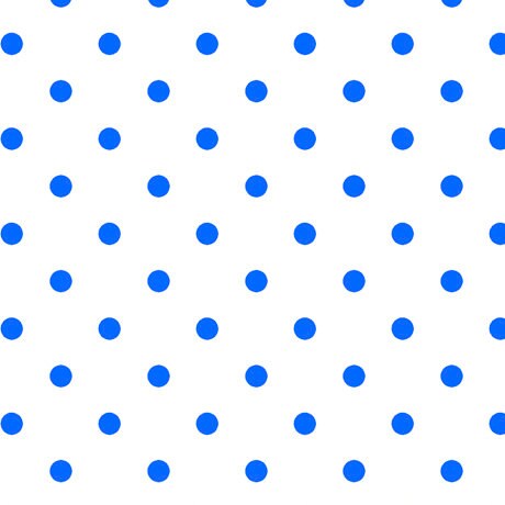 SALE Dots and Stripes and More Brights Small Dot 28892 ZB Blue on White - QT Fabrics - Polka Dots Dotted - Quilting Cotton Fabric