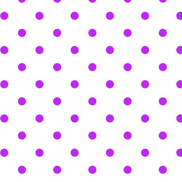 Fat Quarter End of Bolt - SALE Dots and Stripes and More Brights Small Dot 28892 ZV Purple on White - QT Fabrics - Quilting Cotton Fabric