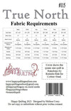 DEAL True North Quilt PATTERN P125 - Melissa Corry - Riley Blake - INSTRUCTIONS Only - Piecing Fat Eighth/Quarter Friendly - 6 Sizes