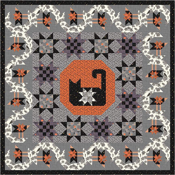 The Crow's Meow Quillt P197 by Laugh Yourself into Stitches - Riley Blake Design - INSTRUCTIONS Only - Piecing - 2 sizes