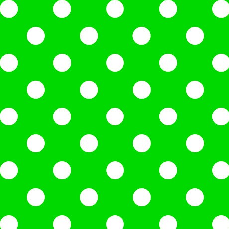 Dots and Stripes and More Brights Medium Dot 28893 G Green - QT Fabrics - Polka Dots Dotted - Quilting Cotton Fabric