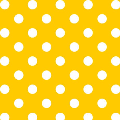 Dots and Stripes and More Brights Medium Dot 28893 S Yellow - QT Fabrics - Polka Dots Dotted - Quilting Cotton Fabric