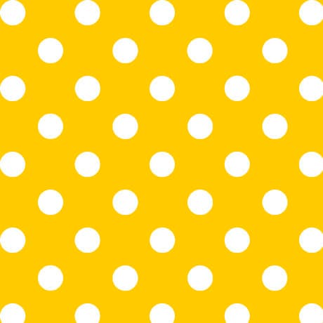 SALE Dots and Stripes and More Brights Medium Dot 28893 S Yellow - QT Fabrics - Polka Dots Dotted - Quilting Cotton Fabric