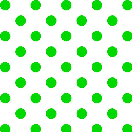 SALE Dots and Stripes and More Brights Medium Dot 28893 ZG Green on White - QT Fabrics - Polka Dots Dotted - Quilting Cotton Fabric