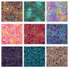 SALE Batiks Expressions Dahlias Fat Quarter Bundle 18-Piece - Riley Blake Designs -  Precut - Hand-Dyed - Quilting Cotton Fabric