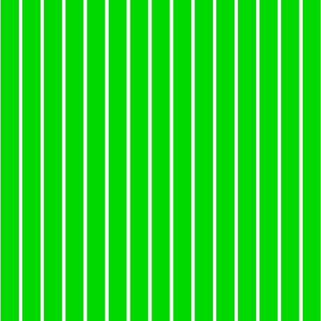 Dots and Stripes and More Brights Spaced Stripe 28897 G Green White - QT Fabrics - Stripes Striped - Quilting Cotton Fabric