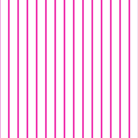 Dots and Stripes and More Brights Spaced Stripe 28897 ZP Pink White - QT Fabrics - Stripes Striped - Quilting Cotton Fabric