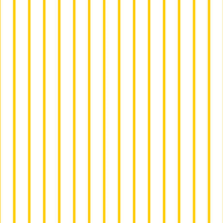 Dots and Stripes and More Brights Spaced Stripe 28897 ZS Yellow White - QT Fabrics - Stripes Striped - Quilting Cotton Fabric