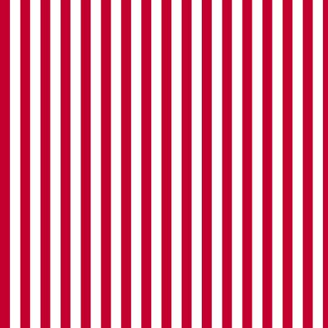 Dots and Stripes and More Small Stripe 28898 R Red White - QT Fabrics - Stripes Striped - Quilting Cotton Fabric