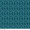 SALE Feed My Soul Leaves C14554 Navy - Riley Blake Designs - Leaf Sprigs Berries - Quilting Cotton Fabric