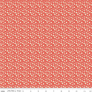 SALE Feed My Soul Daisies C14555 Red - Riley Blake Designs - Floral Flowers - Quilting Cotton Fabric