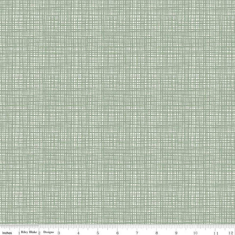 SALE Texture C610 Spruce by Riley Blake Designs - Sketched Tone-on-Tone Irregular Grid - Quilting Cotton Fabric