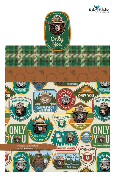 Only You Layer Cake 10" Stacker Bundle - Riley Blake Designs - 42 piece Precut Pre cut - Smokey Bear - Quilting Cotton Fabric