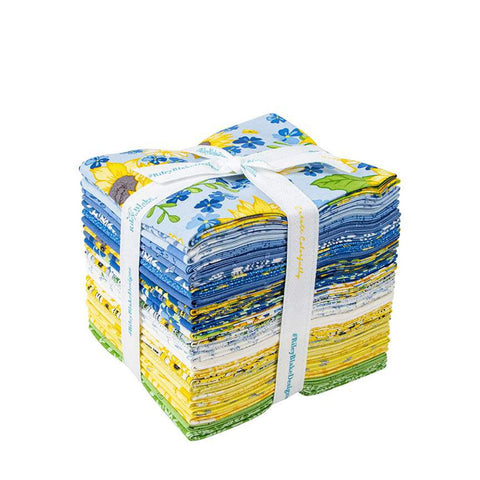 SALE Sunny Skies Fat Quarter Bundle 25 pieces - Riley Blake Designs - Pre cut Precut - Quilting Cotton Fabric