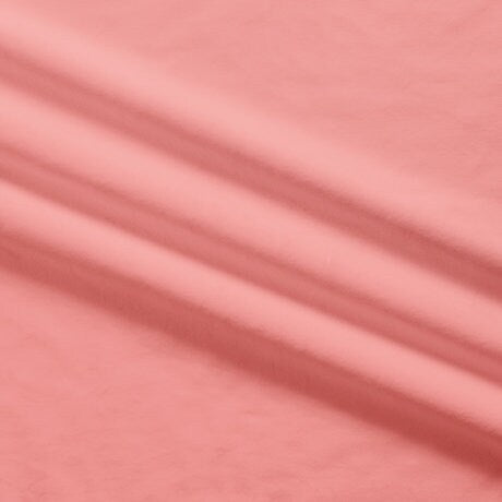 SALE Silky MINKY Solid 60" Wide Width 7580 Coral - QT Fabrics - Low Stretch Low Fluff - 100% Polyester