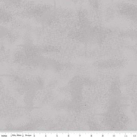 3-Yard Cut - SALE Shabby WIDEBACK WB605 Gray - Riley Blake - Lori Holt - 108" Crosshatched Lines Specks - Quilting Cotton Fabric