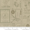 SALE The Great Outdoors Vintage Forest 20881 Sand - Moda Fabrics - Animals Text - Quilting Cotton Fabric