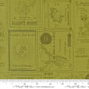 SALE The Great Outdoors Vintage Forest 20881 Grass - Moda Fabrics - Animals Text - Quilting Cotton Fabric
