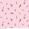 SALE Barbie World Ken Dolls CD15023 Pink - Official Licensed Product - DIGITALLY PRINTED - Quilting Cotton Fabric