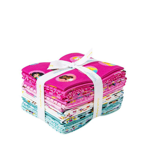 SALE Barbie World Fat Quarter Bundle 18 pieces - Official Licensed Product - Pre Cut Precut - Quilting Cotton Fabric