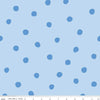 DEAL Sunny Skies Dots C14631 Sky - Riley Blake Designs - Polka Dot Dotted Tone-on-Tone - Quilting Cotton Fabric